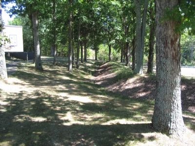 Confederate Trenches near the Visitor Center. Click for full size. Confederate Trenches near the Visitor Center image. Click for full size.
