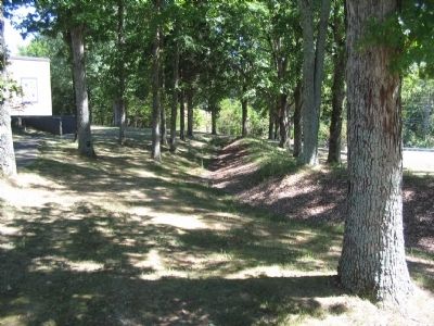 Confederate Trenches near the Visitor Center image. Click for full size.