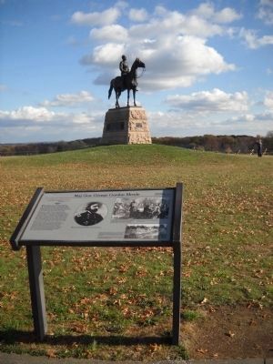 Maj. Gen. George Gordon Meade Marker. Click for full size. Maj. Gen. George Gordon Meade Marker image. Click for full size.