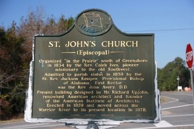 St. John’s Church Marker image. Click for full size.