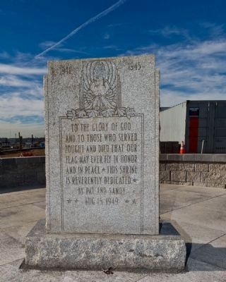 Breslin War Memorial Marker Returned to Belmar, NJ Original Location image. Click for full size.
