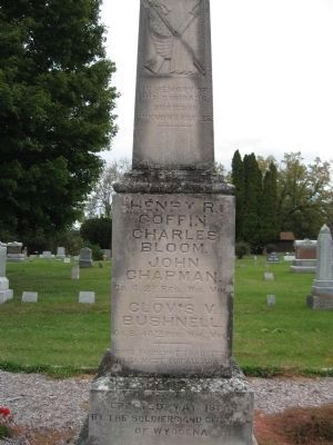Civil War Monument - West Face image. Click for full size.