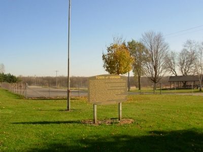 Town of Vernon Marker. Click for full size. Town of Vernon Marker image. Click for full size.