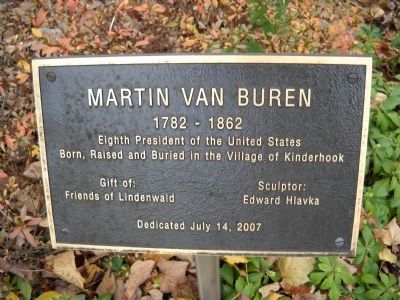 Martin Van Buren Marker. Click for full size. Martin Van Buren Marker image. Click for full size.