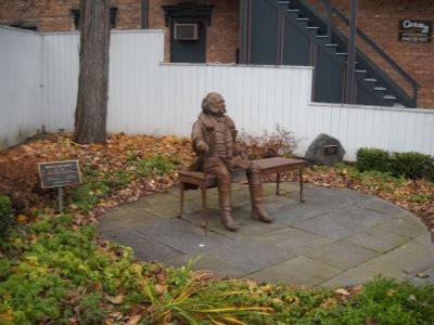 Martin Van Buren Statue and Marker. Click for full size. Martin Van Buren Statue and Marker image. Click for full size.