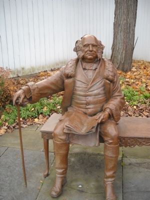 Statue of Martin Van Buren. Click for full size. Statue of Martin Van Buren image. Click for full size.