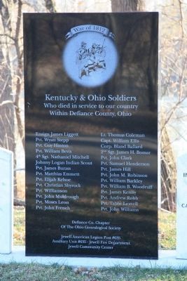 Kentucky & Ohio Soldiers Memorial. Click for full size. Kentucky & Ohio Soldiers Memorial image. Click for full size.