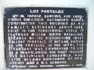 Los Portales Marker image. Click for full size.