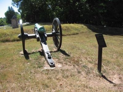 6-pounder Gun and Marker. Click for full size. 6-pounder Gun and Marker image. Click for full size.