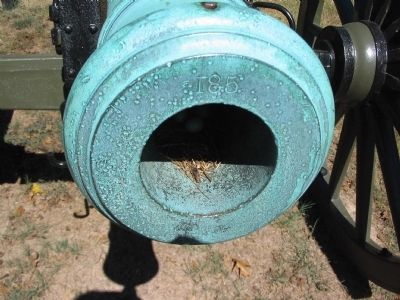 Muzzle of Smoothbore 6-pdr. Click for full size. Muzzle of Smoothbore 6-pdr image. Click for full size.