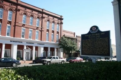 The Demopolis Opera House / Lillian Hellman And Marker (South View) image. Click for full size.