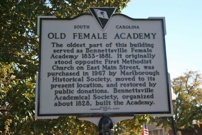 Old Female Academy Marker image. Click for full size.