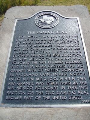 Camino Real Marker image. Click for full size.