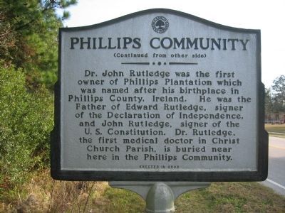 Phillips Community Marker - Side B image. Click for full size.