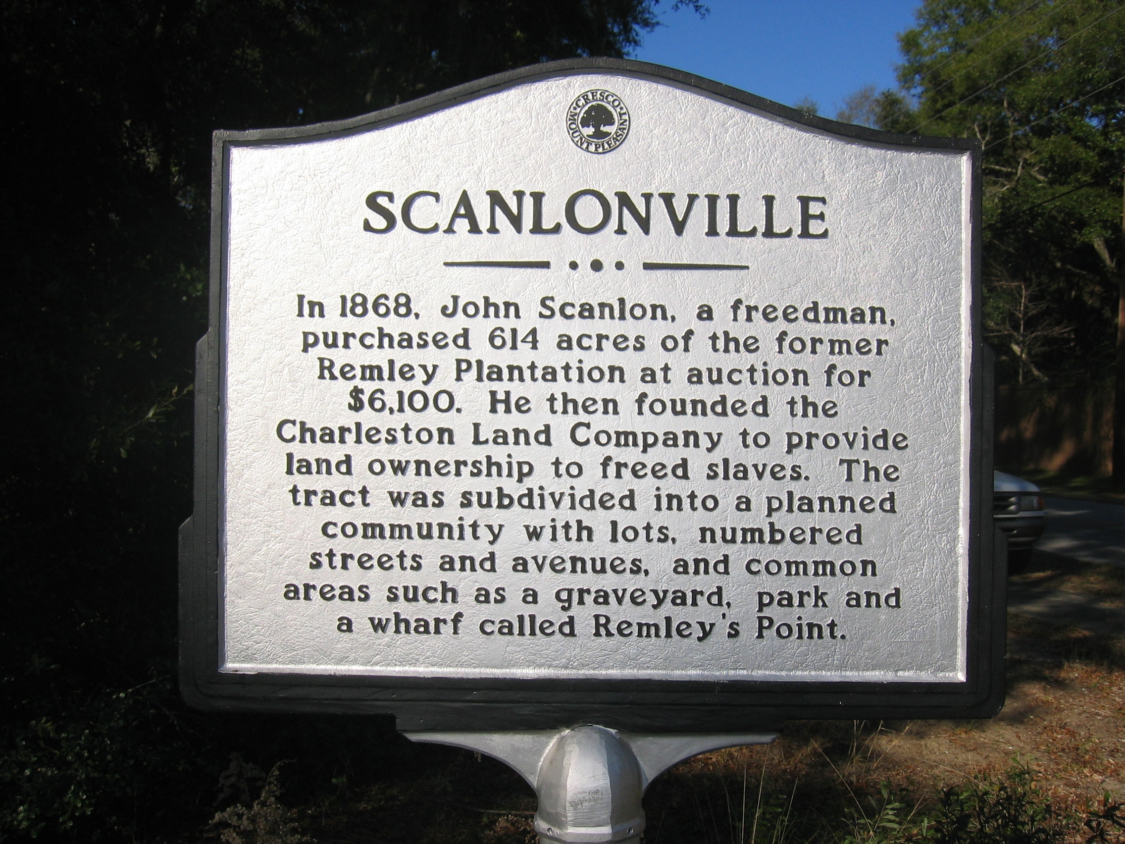 Scanlonville Marker