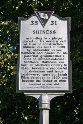 Shiness Marker (front) image. Click for full size.