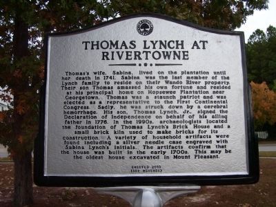 Thomas Lynch at Rivertowne - Side B image. Click for full size.