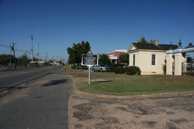 Gaineswood Marker In Front Of The Original Gated Entrance image. Click for full size.