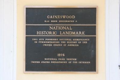 Gaineswood Is A Designated National Historic Landmark image. Click for full size.