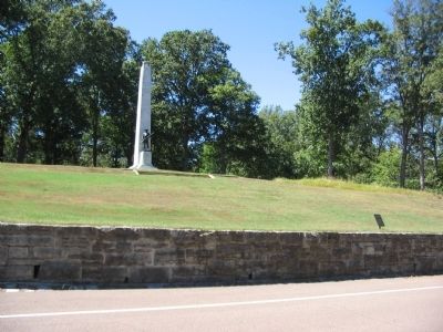 Fort Donelson Confederate Monument image. Click for full size.