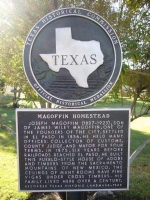 Magoffin Homestead Marker image. Click for full size.