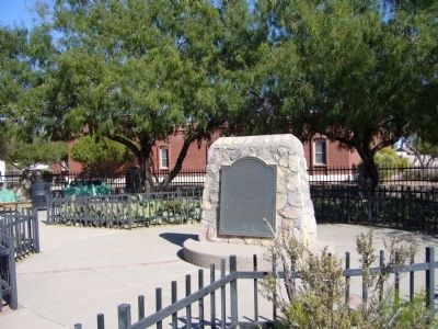 Ysleta Plaza Marker. Click for full size. Ysleta Plaza Marker image. Click for full size.