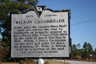 Wilson Crossroads Marker image. Click for full size.