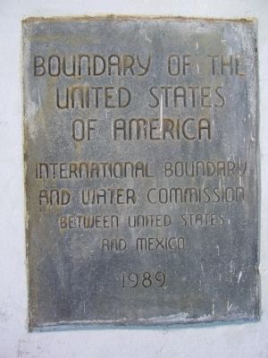 International Boundary Marker image. Click for full size.