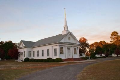 Old Mechanicsville Baptist Church image. Click for full size.