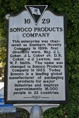 Sonoco Products Company Marker image. Click for full size.