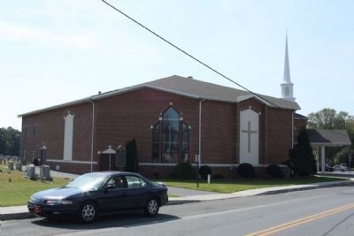 Mariners Bethel United Methodist Church and Marker image. Click for full size.