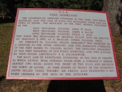 Fort Donelson Tablet. Click for full size. Fort Donelson Tablet image. Click for full size.