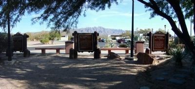 Three markers as viewed from the other side.. Click for full size. Three markers as viewed from the other side. image. Click for full size.