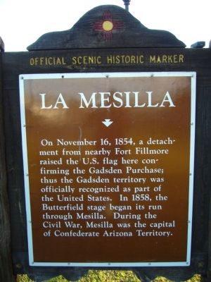 La Mesilla Marker image. Click for full size.