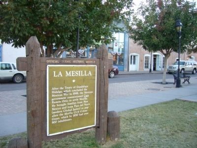 The Original La Mesilla Marker image. Click for full size.