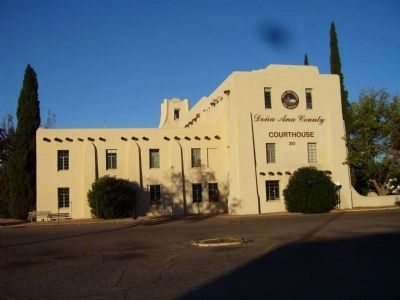 Doña Ana County Courthouse image. Click for full size.