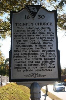 Trinity Church Marker image. Click for full size.