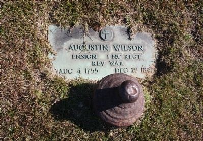 Augustin Wilson's Grave image. Click for full size.