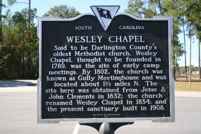 Wesley Chapel Marker image. Click for full size.