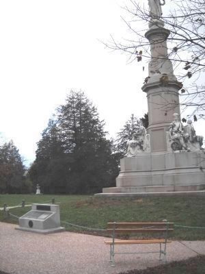 Marker in National Cemetery image. Click for full size.