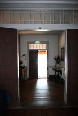 Looking Through The Original Entrance Toward The 1849 Addition Entrance. image. Click for full size.