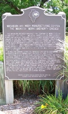 Washburn and Moen Manufacturing Company Marker image. Click for full size.