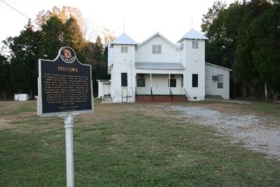 Freetown Marker and Bethlehem Church. Click for full size. Freetown Marker and Bethlehem Church image. Click for full size.
