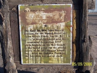 Bartlett Garcia Continental Survey Point Marker image. Click for full size.
