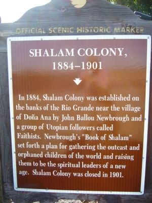 Shalam Colony Marker image. Click for full size.