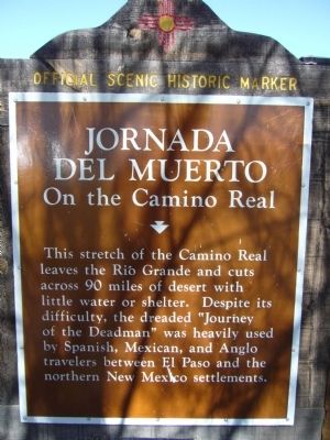 Jornada del Muerto Marker image. Click for full size.