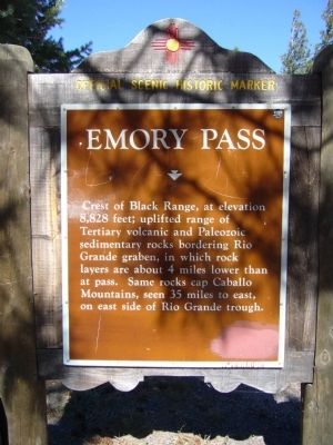 Emory Pass Marker image. Click for full size.