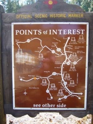 Rear of Emory Pass Marker image. Click for full size.