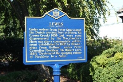 Lewes Marker image. Click for full size.