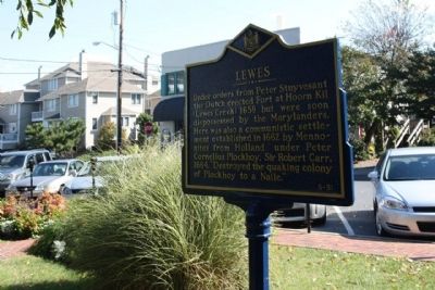 Lewes Marker image. Click for full size.